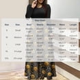 thumbnail image 3 of BaoFuBaoMei Halloween Womens Dress Plus Size Crew Neck Long Sleeve Halloween Cobweb Print Maxi Dress High Waist Patchwork Flowy Dresses for Party, 3 of 6