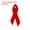 Red, variant on Ribbon Pins, 100Pcs Orange Awareness Ribbon Satin with Safety Pins