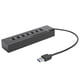 thumbnail image 4 of Hub USB 3.0 Divisor de 7 puertos con indicador LED azul Alta velocidad 5 Gbps BYLP107 DC 5 V, 4 of 5