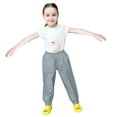 thumbnail image 6 of MKHSQHDG Toddler Rain Pants Waterproof Windproof Kids Lightweight Reflective Warm Wading Trousers for Fishing 5-6 Years, 6 of 6