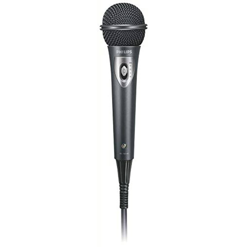 PHILIPS Vocal Dynamic Microphone, Wired Mic for vocal and singing