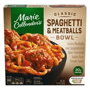 Marie Callender's Classic Spaghetti and Meatballs Bowl, Frozen Meal, 12.4 oz (Frozen)