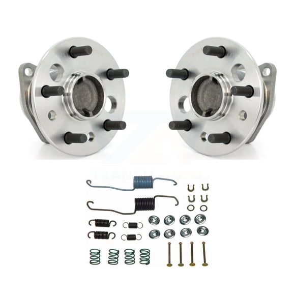 Transit Auto Rear Brake Drum Hardware and Wheel Hub Bearing Assembly Kit for Car 2002-2004 Toyota Camry Non-ABS Excluding Vehicles Manufactured In Japan K7D-100543