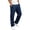 Navy, variant on TKKCS Boys Straight Leg Sweatpants Lightweight Open Bottom Elastic Waist Loose Fit Athletic Casual Pants with Pockets Gray 9-10Years