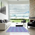 thumbnail image 7 of Ahgly Company Machine Washable Indoor Rectangle Transitional Light Purple Area Rugs, 3' x 5', 7 of 7