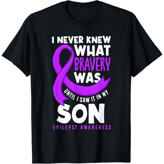 Exquisite and comfortable-Son Mom Dad Epilepsy Support Epilepsy Awareness T-Shirt