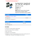 thumbnail image 2 of Front Brake Pad Set - Compatible with 1976 - 1986, 1990 - 1996 Jaguar XJS 1977 1978 1979 1980 1981 1982 1983 1984 1985 1991 1992 1993 1994 1995, 2 of 2