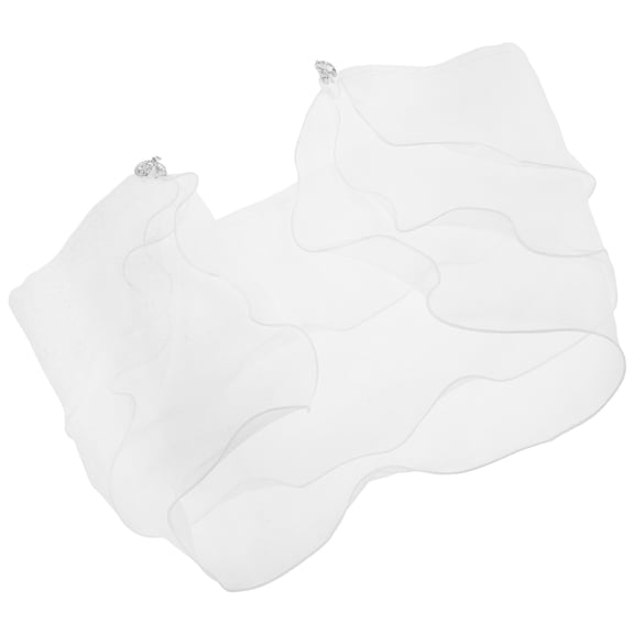 PTOOTP Elegant White Bridal Shawl Wrap with Bowknot, Lightweight Wedding Wrap for Brides and Formal Occasions