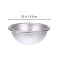 thumbnail image 4 of 12 piezas de baño creativo sal de sal de sal moldes de bolas semicirculares moldes de aleación de aluminio, 4 of 6