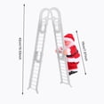 thumbnail image 3 of Escalera eléctrica para trepar Papá Noel con música Papá Noel trepando en escalera, 3 of 8