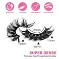 thumbnail image 3 of Pestañas postizas con efecto rizado y esponjoso, pestañas postizas para extensiones de pestañas de maquillaje, paquete de 10 pares, 3 of 5
