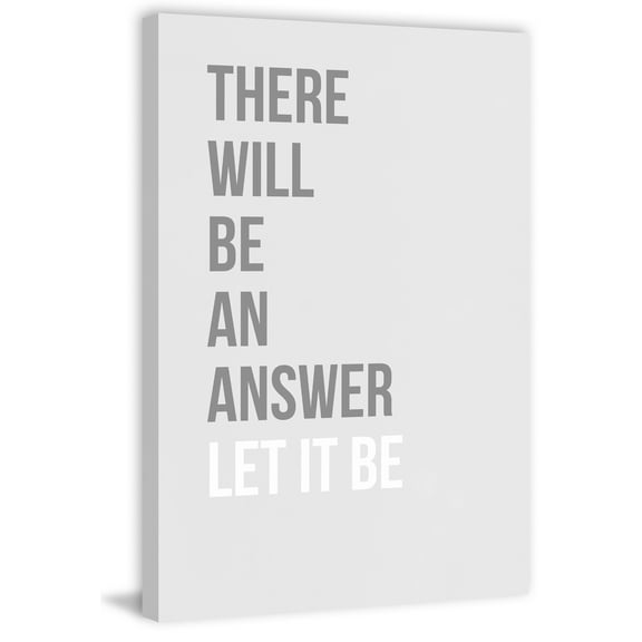 Let It Be II Painting Print on Wrapped Canvas