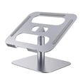 thumbnail image 2 of Soporte de ordenador portátil elevador hueco soporte de ordenador para oficina, ángulo y altura ajustable - Plata Sunnimix soporte para laptop ajustable, 2 of 8