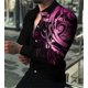 thumbnail image 1 of Camisa con botones de impresión 3D de manga larga para hombre, patrón geométrico, volumen, diseño diario de Vaion Fashion Street, 1 of 6