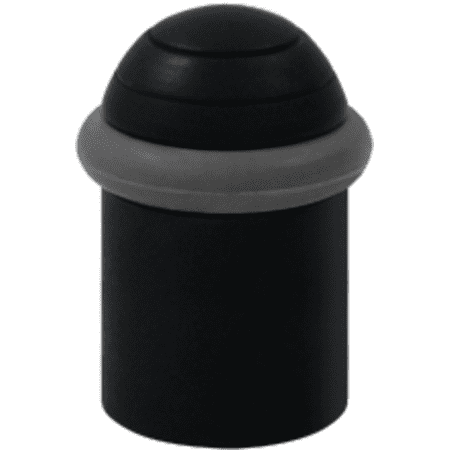 Universal Dome - 2-1/8 Inch Height Solid Brass Round Universal Floor Bumper Dome Cap Black