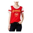 thumbnail image 2 of Freeze CMI Inc. Womens Spain Graphic T-Shirt, Red, Juniors, Large, 2 of 2