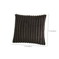 thumbnail image 3 of Sofas for Living Room Plush Pillowcase, Solid Color Striped Pillowcase, Living Room Sofa Cushion Cover, 3 of 6