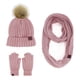 thumbnail image 1 of Conjunto de gorro de punto grueso y cálido, bufanda larga y guantes de conducción con pantalla táctil, 1 of 5