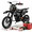 4-Stroke Black1, variant on Epicord 50cc Kid Dirt Bike,2-Stroke Gas Mini Bike for Kids 8-14 Shock Absorption,Pull Start,Max Speed 40 MPH, 160 lb Capacity,Red
