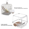 thumbnail image 4 of Comedero para pájaros de plástico duradero comedero automático para pájaros pájaros para loros periquitos ANGGREK Otros, 4 of 8