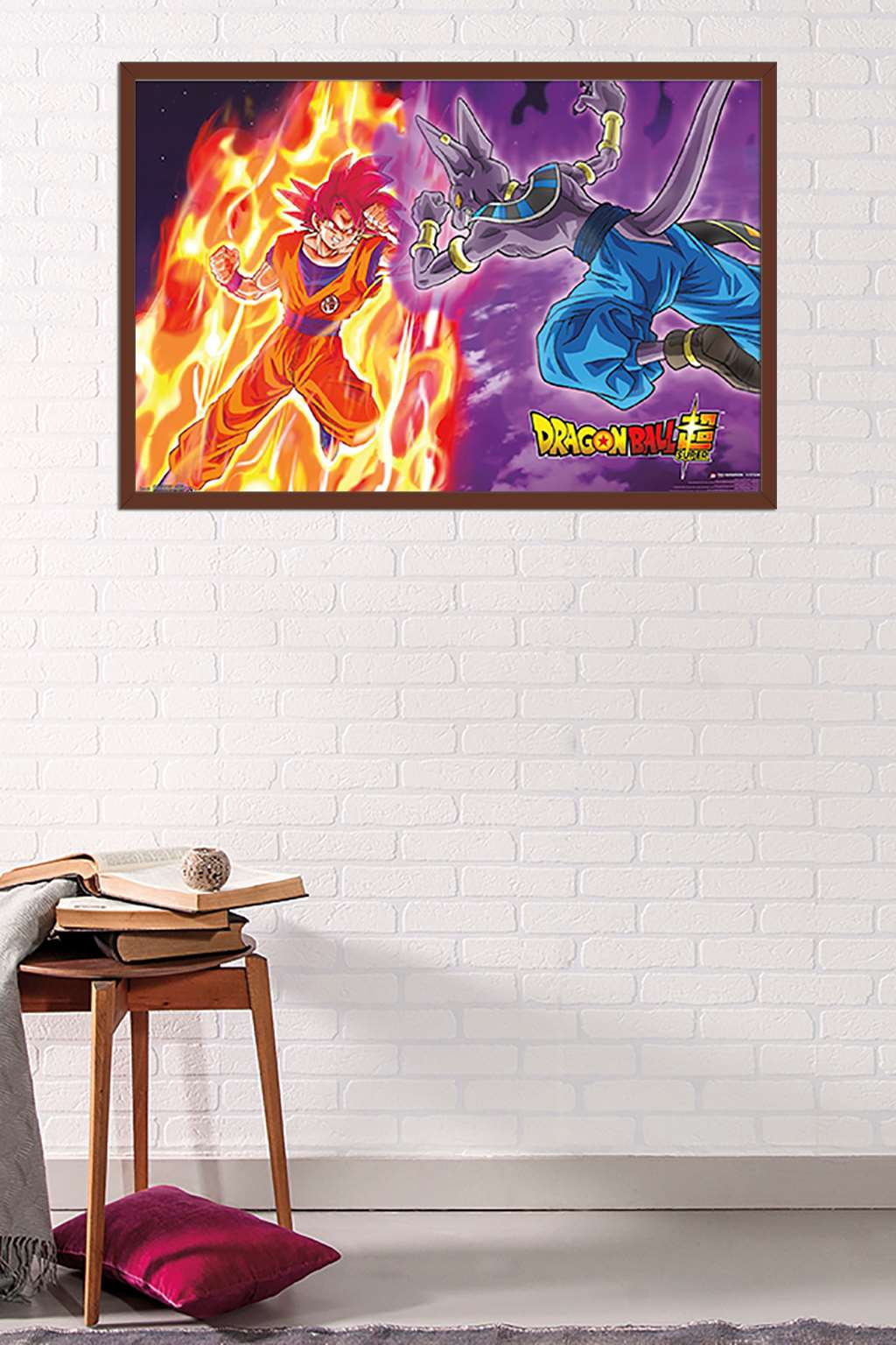 Dragon Ball: Super - Gods Battle Wall Poster, 22.375" x 34", Framed