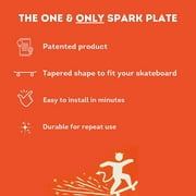The Original Tail Devil - Make Your Skateboard Spark - Tail Devil Spark Plate - Black