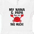 thumbnail image 4 of Inktastic Nana and Papa Love Me Grandson Girls Baby Dress, 4 of 5