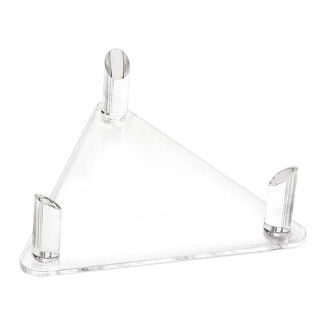 Mosiee 2Pcs Sports Ball Holder For Football Volleyball Triangle Display Ball Stands