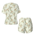 thumbnail image 5 of Picia Rose Pajamas Sets for Women Soft Short-Sleeved Pjs with Lounge Shorts Two Piece Sleepwear-, 5 of 9