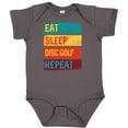 thumbnail image 3 of Inktastic Disc Golfer Eat Sleep Disc Golf Repeat Boys or Girls Baby Bodysuit, 3 of 5