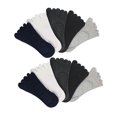 thumbnail image 2 of 5 Pairs Breathable Toe Socks for Women – Mixed Style Invisible Low Cut Boat Socks for Daily Wear and Activities, 2 of 5