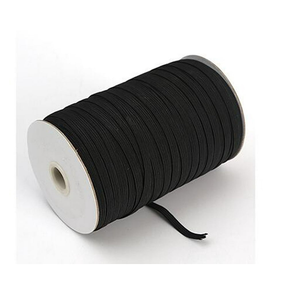 Braided Elastic 1/2'' Wide 144 Yards Black