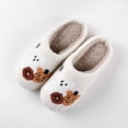 thumbnail image 2 of Halloween Women's Winter Slippers Ghost Pumpkin Pattern Soft Warm Indoor Shoes Cozy Holiday Home Footwear 41, 2 of 6