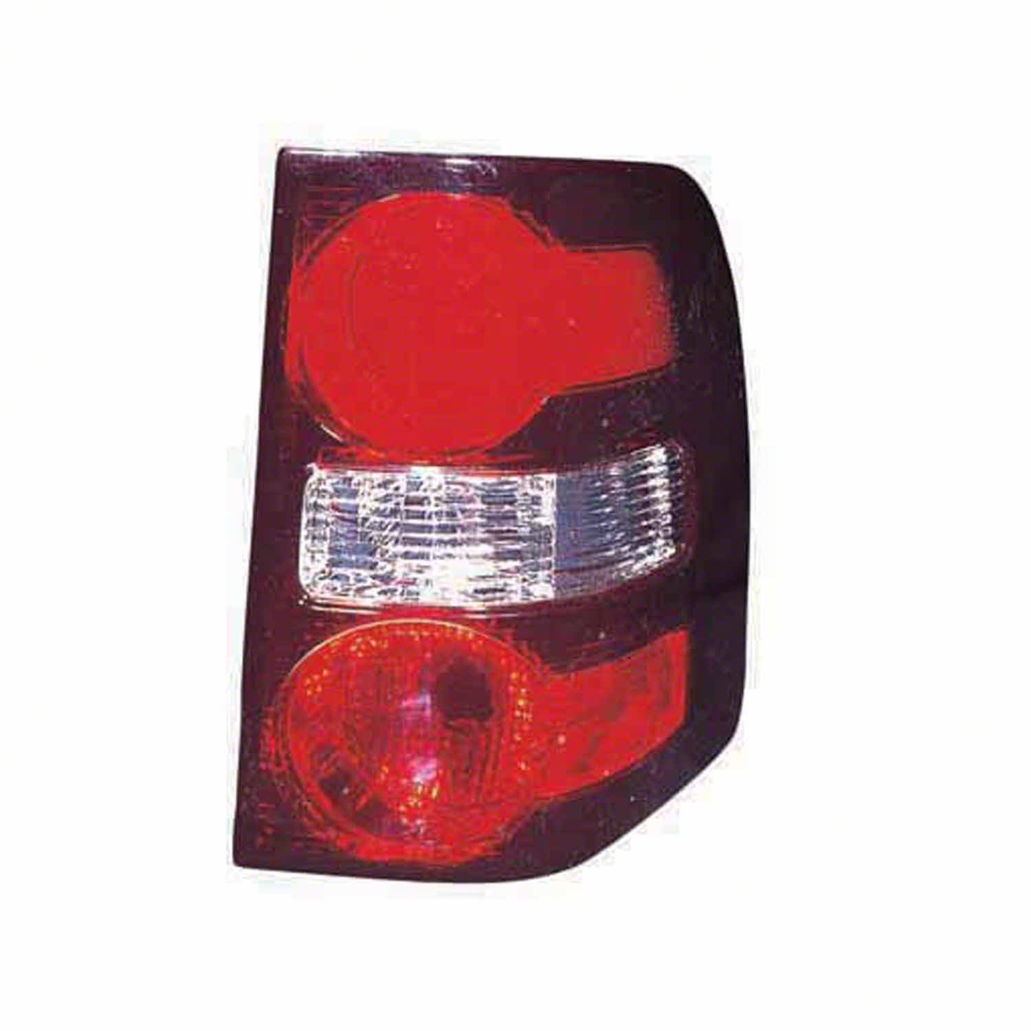 Tail Light Lens and Housing Compatible with 2006-2010 Ford Explorer CAPA Passenger Side 