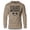 Khaki, variant on GYMISH Do Not Debate Lightweight Long Sleeve Hooded T-Shirt for Men – Funny Workout Hoodie, Khaki, Small