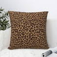 thumbnail image 6 of Rateoe Leopard Printed Pattern Throw Pillow Cover Premium Pillow Stuffer Sham Square for Decorative Cushion Bed Couch Sofa(Pillow insert not included), 6 of 8