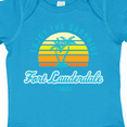 thumbnail image 4 of Inktastic Summer Enjoy the Sunshine Fort Lauderdale Florida in Blue Boys or Girls Baby Bodysuit, 4 of 5