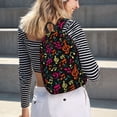 thumbnail image 5 of Fotbe Music Notes Mochila de Lona con Estampado, Mochila Duradera, Mochila Versátil de Alta Calidad, Mochila Compacta Vintage-Small, 5 of 5