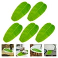 thumbnail image 4 of EeaseMX 5 manteles individuales para mesa de comedor con simulación de hoja de plátano, manteles individuales anticalor, 4 of 7