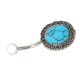 thumbnail image 5 of Clavos para el ombligo estilo retro turquesa hechos a mano, hipoalergénicos, exquisitos anillos colgantes estilo bohemio para el ombligo para mujer, 5 of 10
