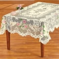 thumbnail image 1 of RYRDWP Tablecloth Lace Round White IN HAND Elegant Dining Table, 1 of 3