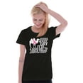 thumbnail image 4 of Check Those Humps Lumps Pink Camel Womens Slim Fit Graphic Tee Brisco Brands M, 4 of 5