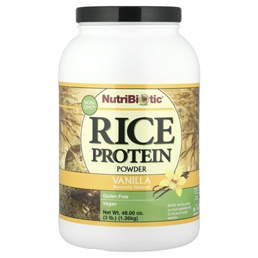 NutriBiotic Vanilla Rice Protein, 3 Lb (1.36kg)