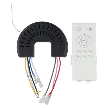 Yannee DC Frequency Conversion 24V 6-Speed Ceiling Fan Light Remote Control Kit-Switches