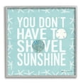 thumbnail image 3 of Stupell Industries Don't Have to Shovel Sunshine Funny Nautical Winter, 24 x 24, Design by Stephanie Workman Marrott, 3 of 5