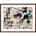 thumbnail image 2 of Art.com Tenor, 1985 Giclee Print by Jean-Michel Basquiat, Brown Frame Wall Art, 29" x 23", 2 of 5