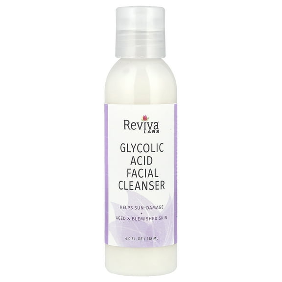 Reviva Labs Glycolic Acid Facial Cleanser 4 fl oz 118 ml