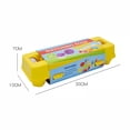 thumbnail image 4 of De Huevos Educativos A Juego Para Niños Con Soporte Amarillo Juego De Simulación De Huevo Para Niños Rompecabezas De Aprendizaje De Formas De Colores Mezclados12 Piezas 2 Piezas Sweethay FN002170-00, 4 of 5
