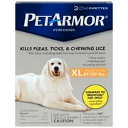 PetArmor Flea & Tick Protection For Dogs 89-132 Pounds, 3-month supply