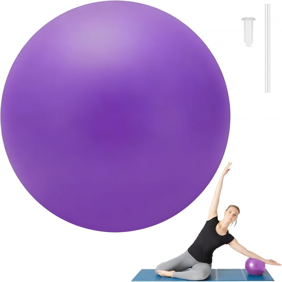 BESTSKY Small Pilates Ball 9 Inch Small Exercise Ball Mini Workout Yoga Balls for Gym Yoga, Core Training, Fitness, Workout, Stability, Improves Balance